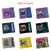 Game controller snap wallet buckle purse