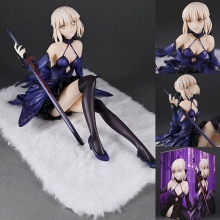 13cm Fate Grand Order Figures Saber Alter Artoria Sitting Figure