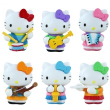 6pcs/set Sanrio Hello Kitty band‌ figures(OPP bag)