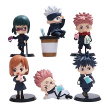 6pcs/set 9cm Jujutsu Kaisen anime figures(OPP bag)