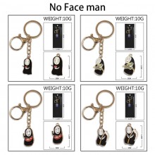 No Face man Colorful Enamel Alloy Key chain Keycha...