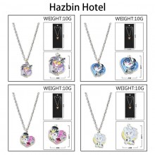 Hazbin Hotel Colorful Enamel Alloy Necklace