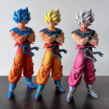 32cm Dragon Ball YJ Super Saiyan Son Goku anime figure