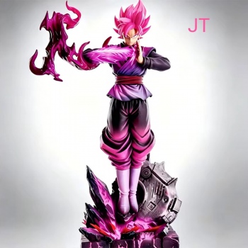 38cm Dragon Ball JT Rose Goku Black Zamasu Anime Figure