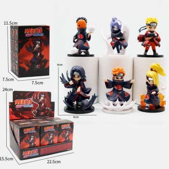 6pcs/set 9cm Naruto anime figures