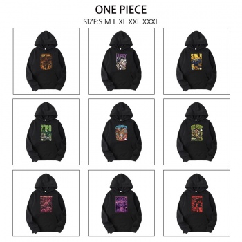 One Piece anime Long Sleeve Hoodies Sweatshirts