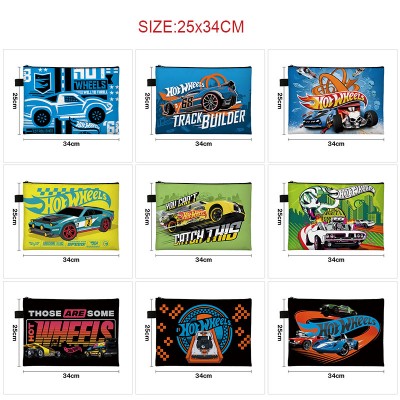 Wheelman anime A4 file folder documents bag