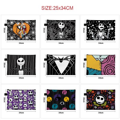 The Nightmare Before Christmas A4 file folder documents bag