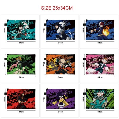 My Hero Academia A4 file folder documents bag