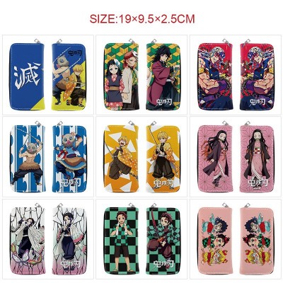 Demon Slayer anime long zipper wallet purse