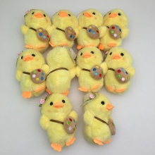 13cm Yellow duck plush dolls(10pcs a set)