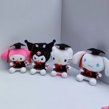 20cm Sanrio Melody kitty Cinnamoroll Kuromi doctor plush doll