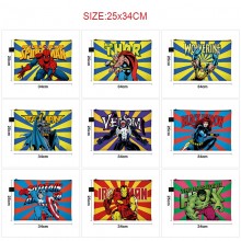 Super Hero Iron Spider Super Man A4 file folder documents bag