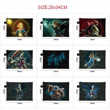 The Legend of Zelda A4 file folder documents bag