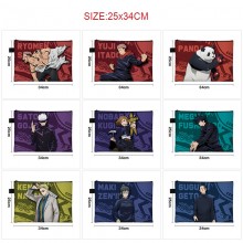 Jujutsu Kaisen anime A4 file folder documents bag