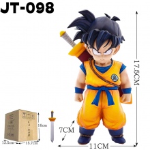 17.5cm Dragon Ball Young Gohan jt-098 With Sword F...
