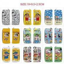 Crayon Shin-chan anime long zipper wallet purse