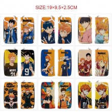 Haikyuu anime long zipper wallet purse