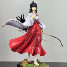 35cm Inuyasha Kikyo Exorcist witch anime figure